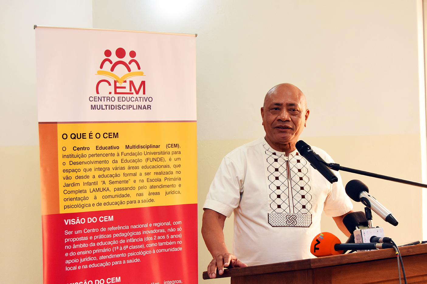 Lourenço do Rosário, presidente da FUNDE